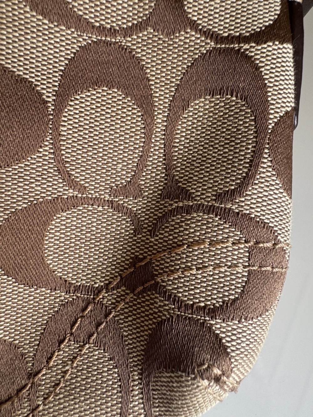 Coach Vintage Y2K Signature Sufflette mini bag - brown jacquard monogram - Picture 7 of 11